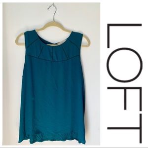 ✨ LOFT mixed media sleeveless tank top ✨